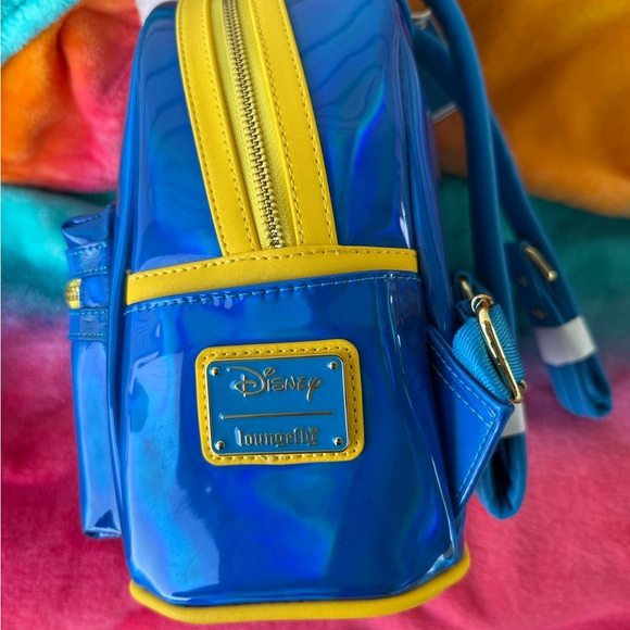 NEW! Donald Duck 90th Anniversary Metallic Mini Backpack Loungefly NWT - Picture 2 of 7